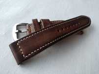 Pasek skórzany do zegarka Vintage 22 mm - skóra Horween Full Grain