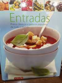 Livro culinária Entradas