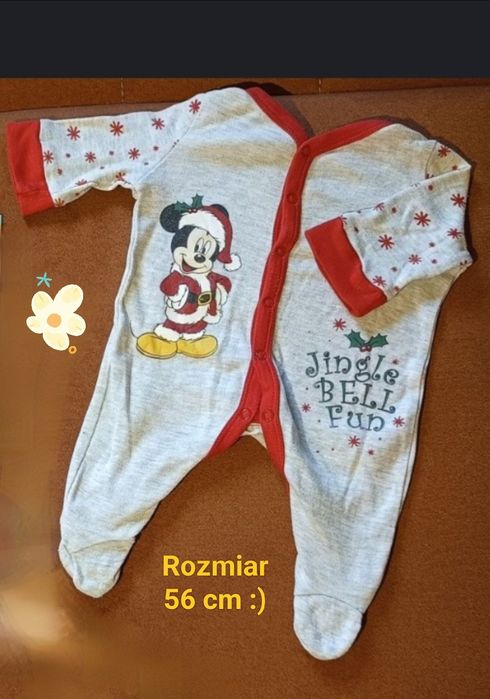 Pajac świateczny, Rozmiar 56 - chłopiec :)