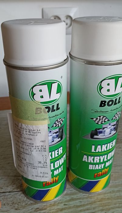 Boll lakier akrylowy biały mat rally 500 ml