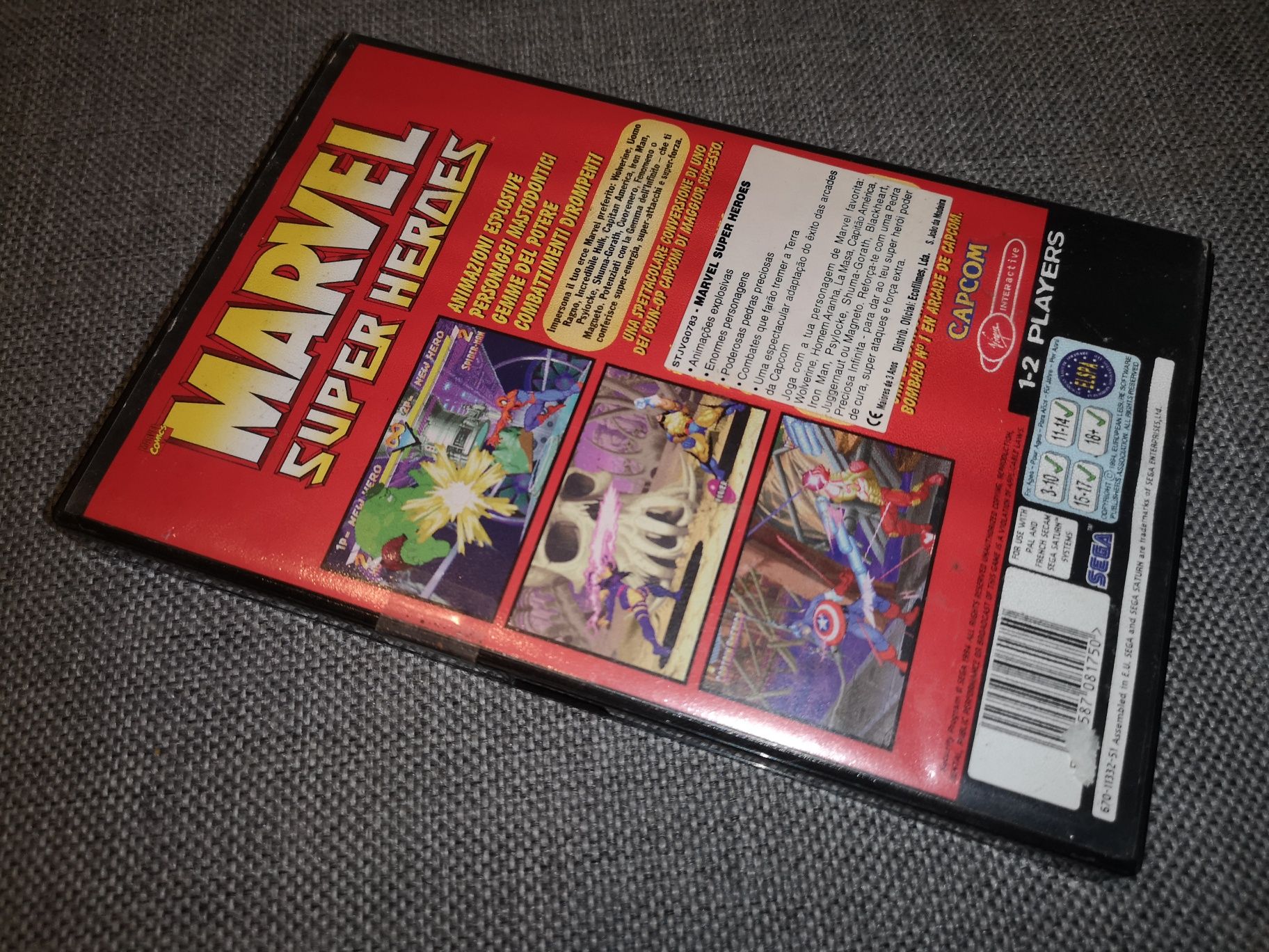Marvel Super Hero SEGA SATURN gra ANG (płyta 9/10) BIAŁY KRUK sklep