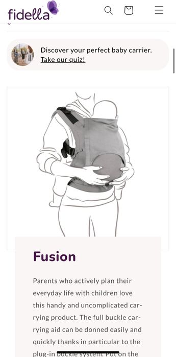 Porta-Bébes Fidella Fusion