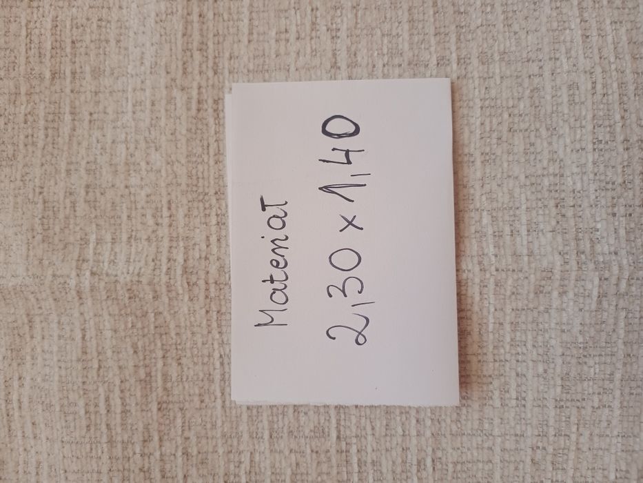 Materiał tkanina tapicerska jasny beż 230-140