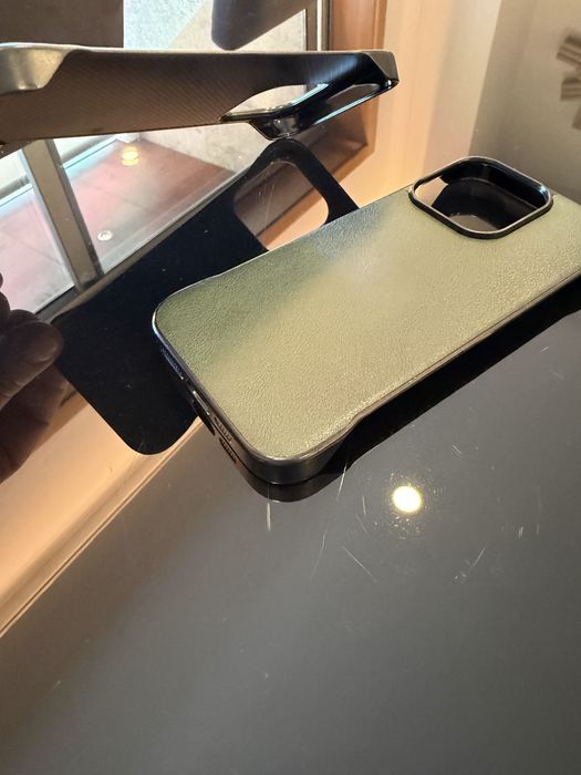 2 Capas em Pele Iphone 15 Pro