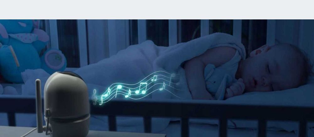 Niania elektroniczna GHB biel SM50B