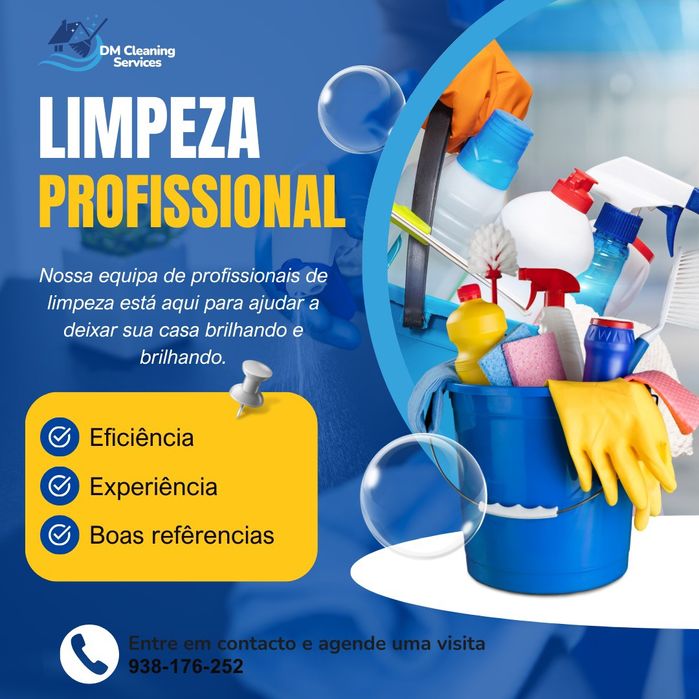 Cleaning services - Serviços de limpeza doméstica e comercial