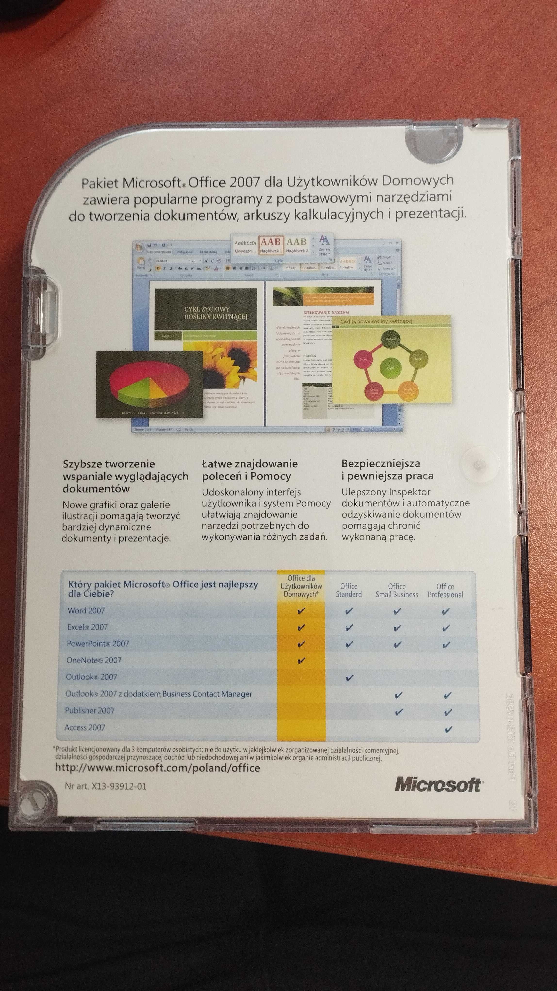 Office 2007 dla użytkowników domowych