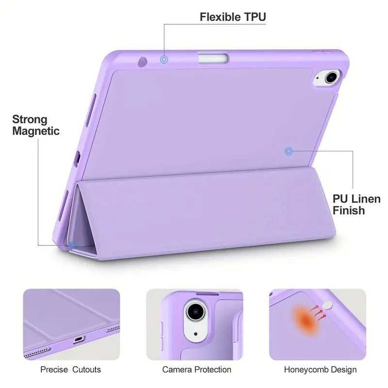 Чохол для iPad Air 10.9/11 2020-24 з підставкою та тримачем для олівця