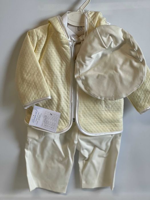 Komplet na Chrzest dla Chłopca - rozmiar 68