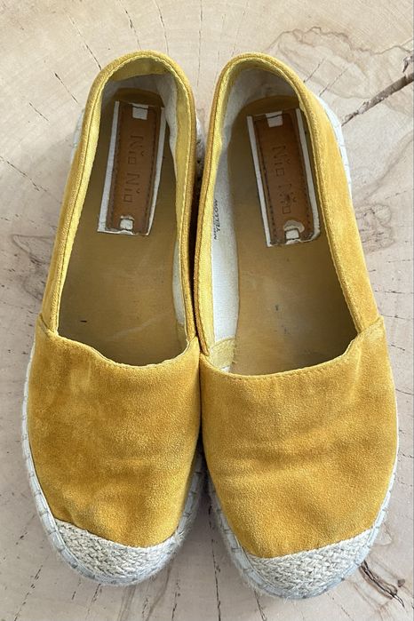 Espadryle damskie,żółte Rozm. 39