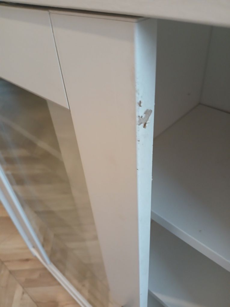 Witryna HAUGA biała IKEA stan dobry