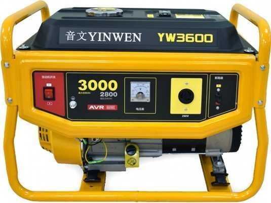 Генератор 3кВт бензиновий/YW3600/з АВР/ в наявності