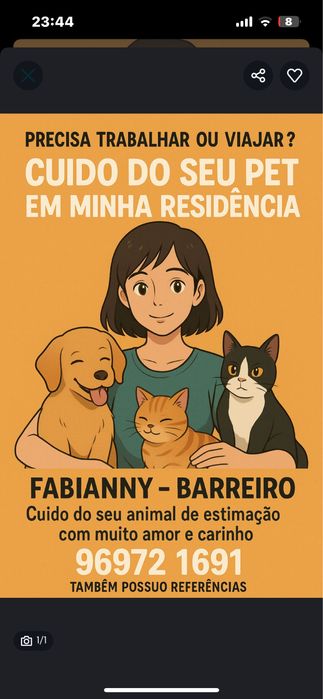 Pet sitting barreiro