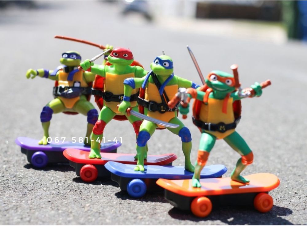 Черепашки ніндзя на скеті Teenage Mutant Ninja Turtles