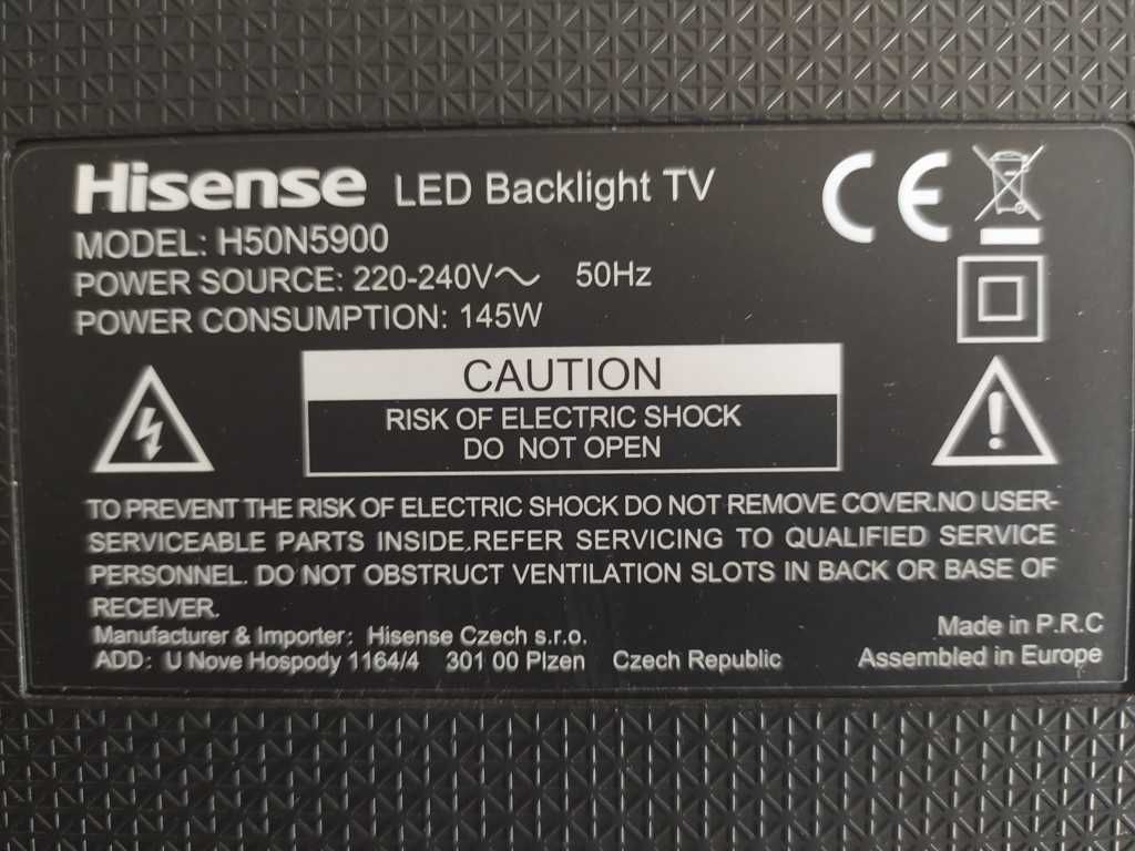 TV LCD HISENSE H50N59000   RSAG7.820.7433/R0H  SMPS