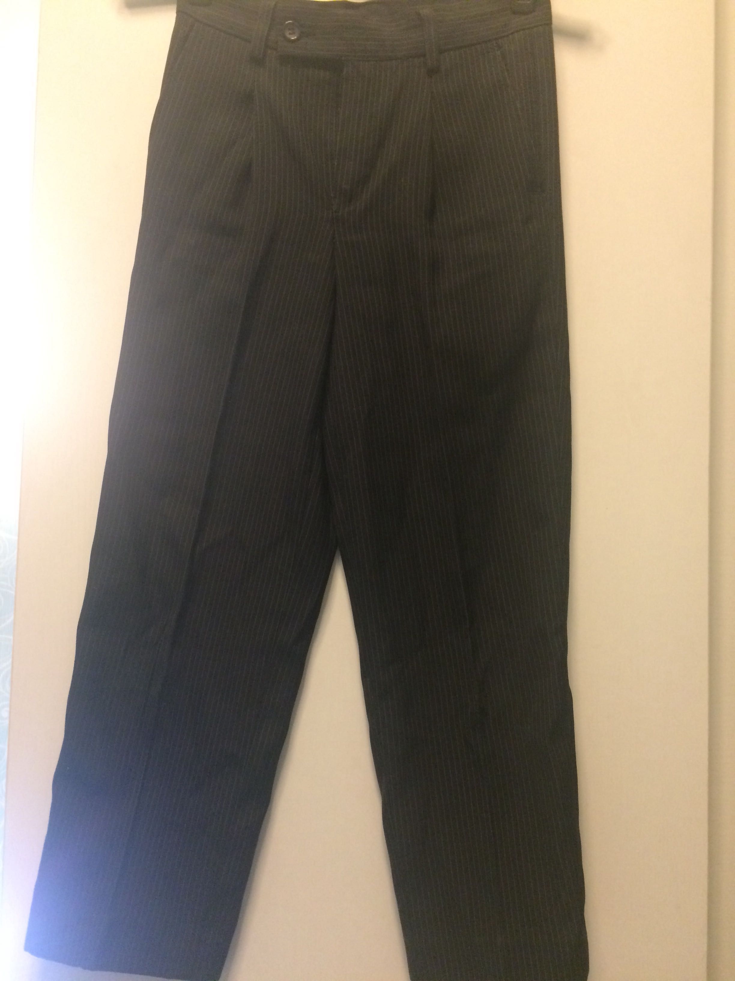 Черный школьный костюм тройка пиджак житья брюки