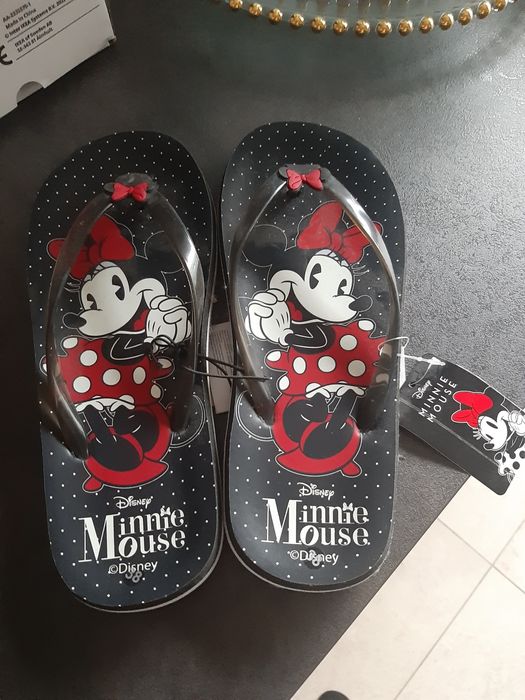 Klapki myszka miki 38 japonki minnie mouse china damskie buty logo