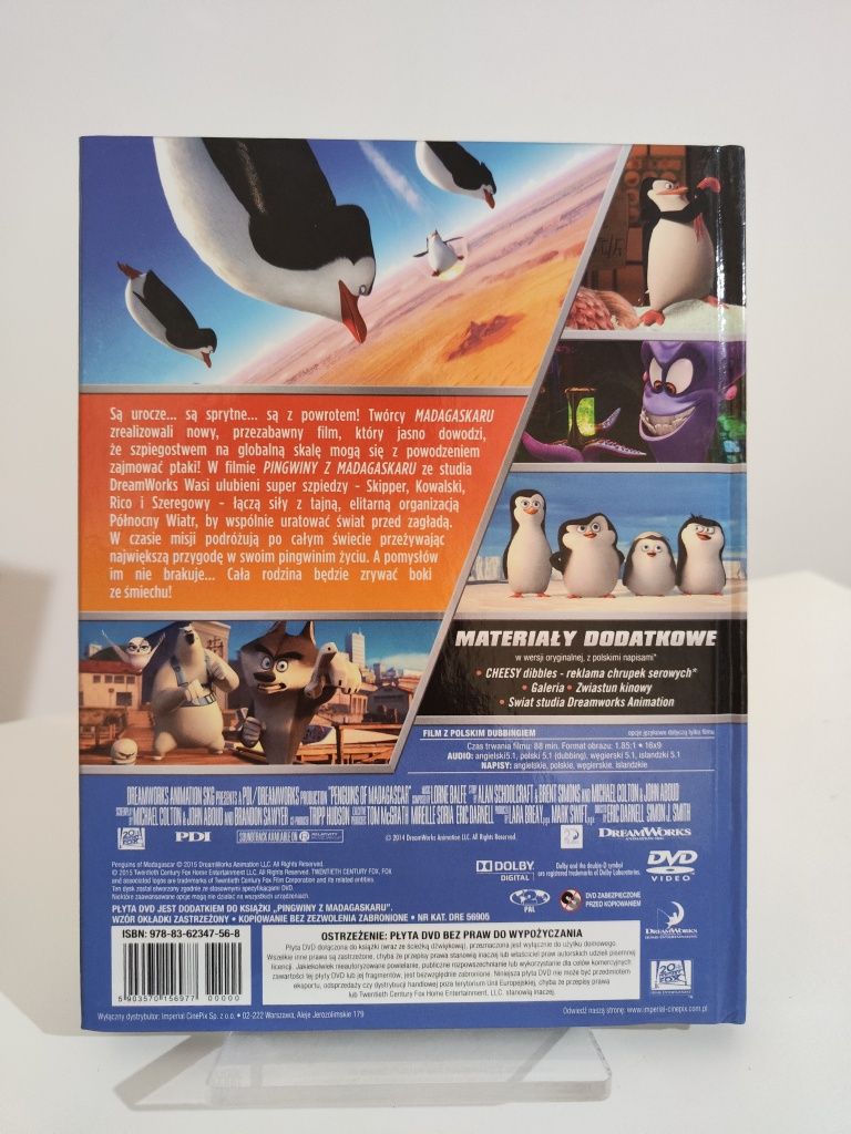 Pingwiny z Madagaskaru DVD