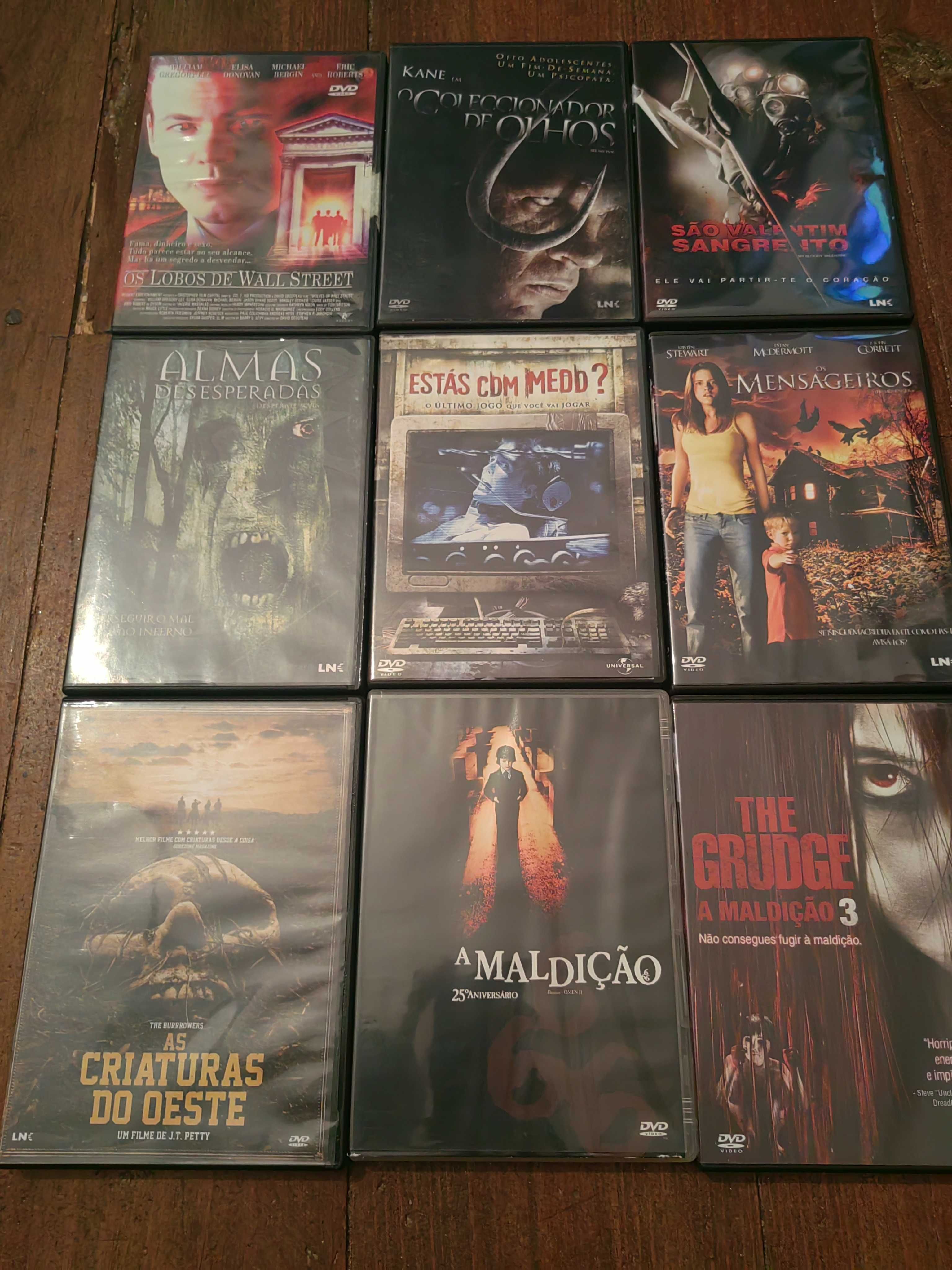 Dvds de filmes de terror