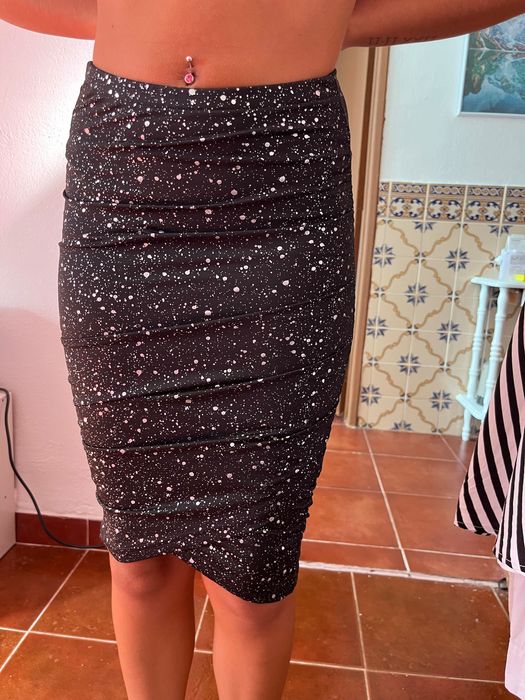Saia de brilhantes