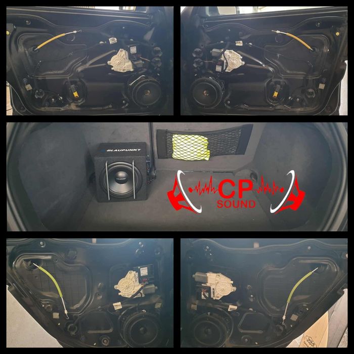 Montagem de som sensores camera reboque manometros luzes etc (CP SOUND