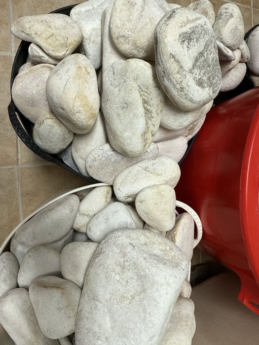 Pedra jardim branca 4 metros quadrados