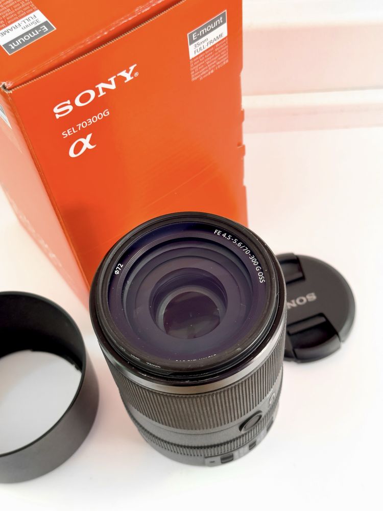 Obiektyw Sony FE 70-300/4.5-5.6 G OSS jak Nowy