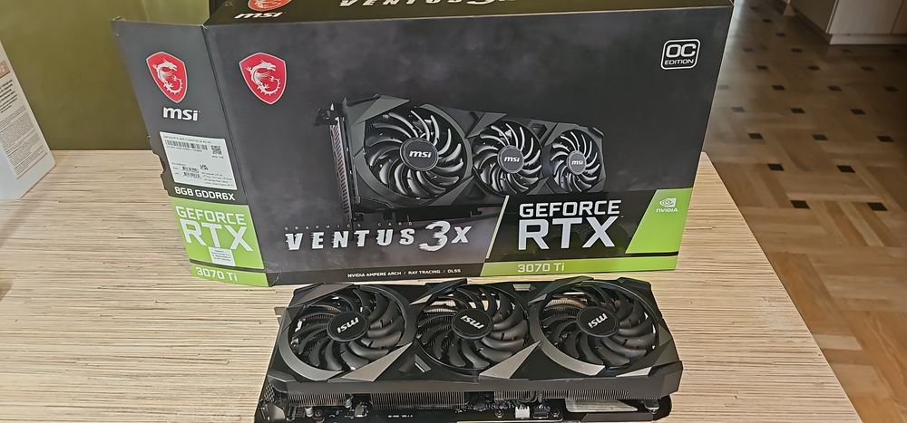 Karta graficzna VENTUS 3x Geforce rtx 3070Ti