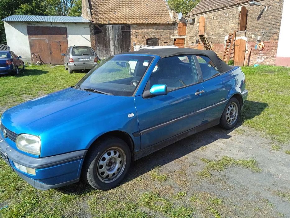 VW Golf 3 kabrio 1.9 tdi nowy dach sprawny