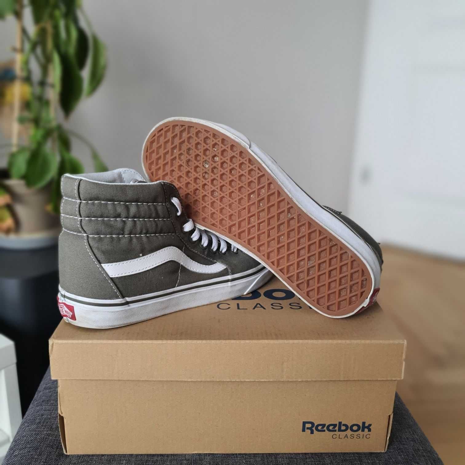 Buty VANS Sk8 Hi - zielone - r. 39 - oryginalne