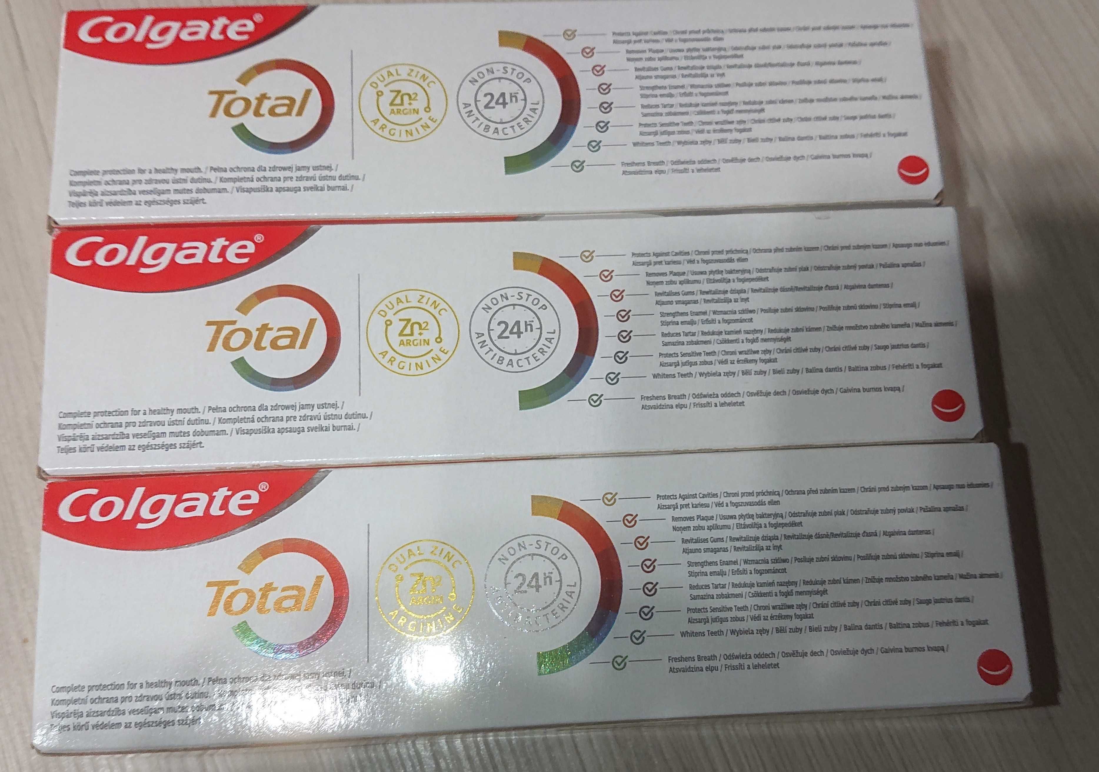 3 x NOWA pasta Colgate Total Orginal