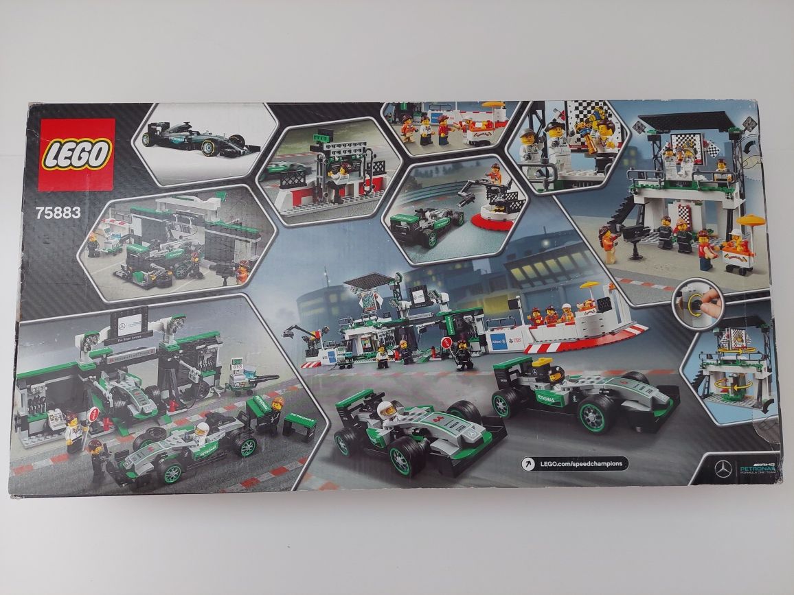 Nieotwarte Lego Speed Champions 75883 - Zespół Formuły 1 MERCEDES AMG