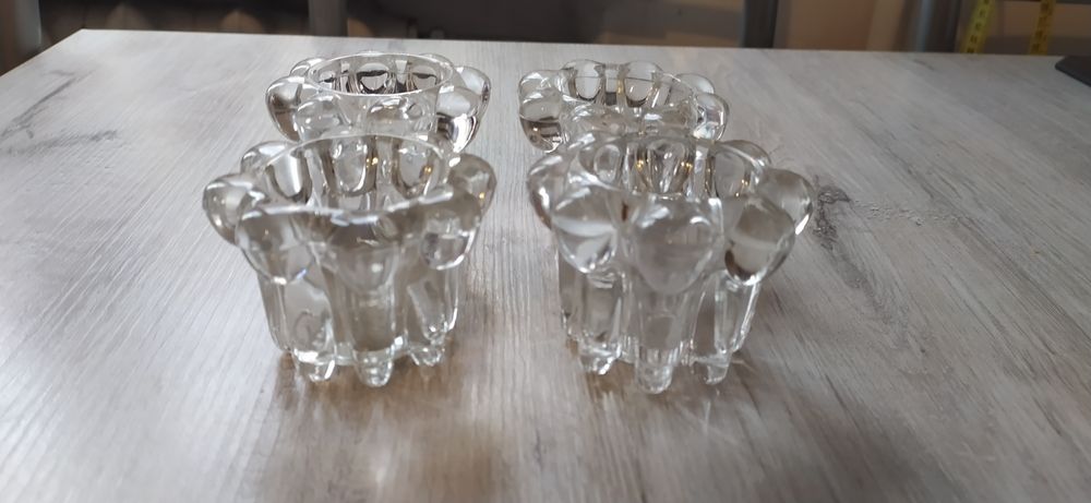 Świeczniki kryształ Reims Francja jak Ząbkowice.