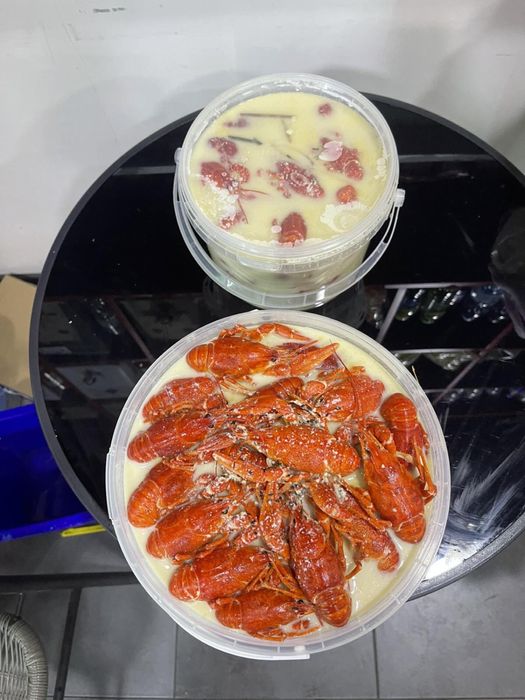 Раки живі та варені розмір S,L, XL Доставка