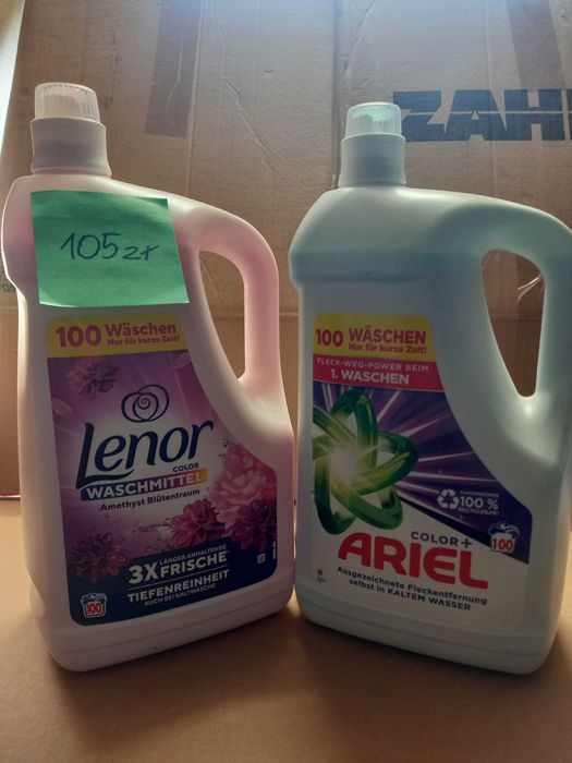 Proszek, płyn do prania Persil, Ariel, Lenor