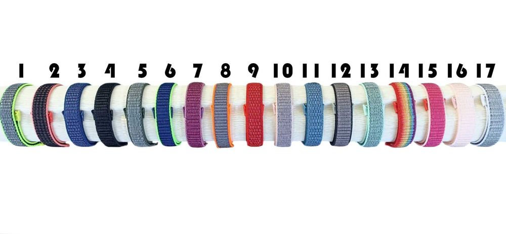 Ремешок нейлоновый Mi Band 8/9/10 Ремінець нейлоновий мі бенд 8\9\10