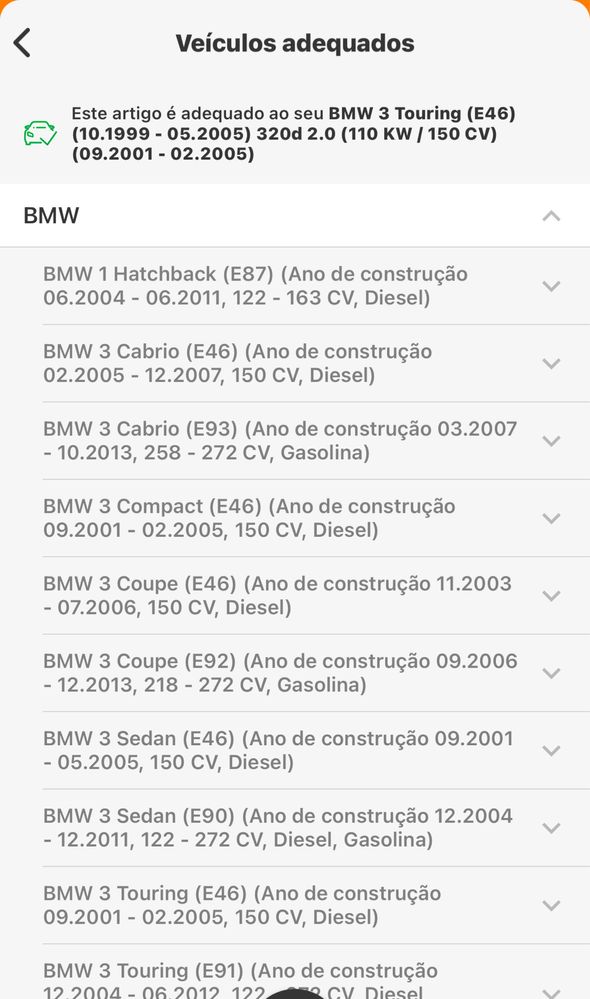 Embraiagem Bmw compativel com varios motores
