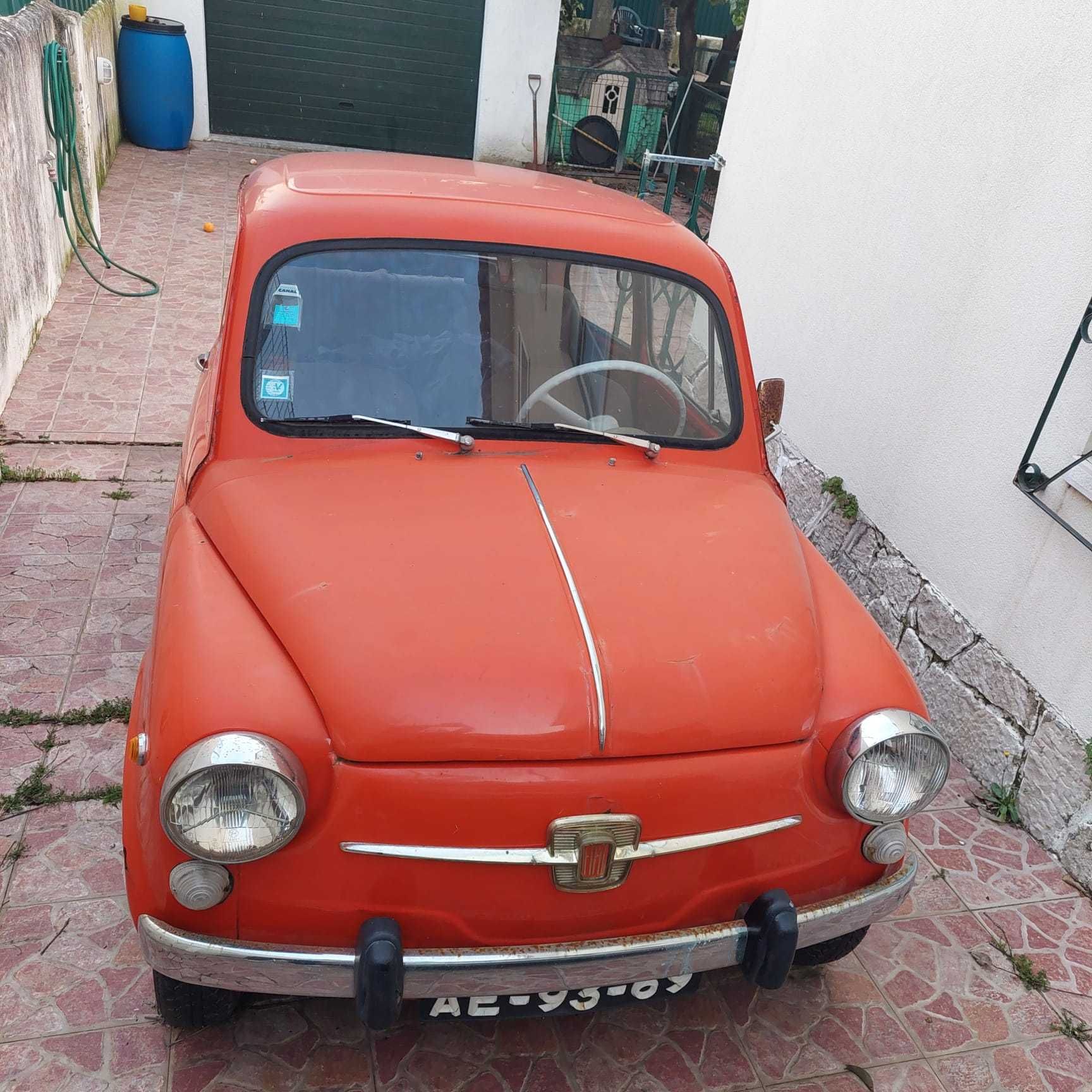 Fiat 600 carro  antigo