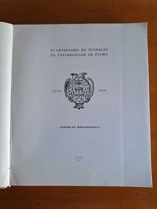 IV Centenário da Fundação da Universidade de Évora, 1559 a 1959
