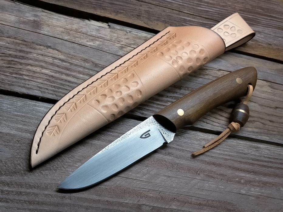 Nóż ręcznie robiony. Myśliwski. Bushcraft. Na prezent