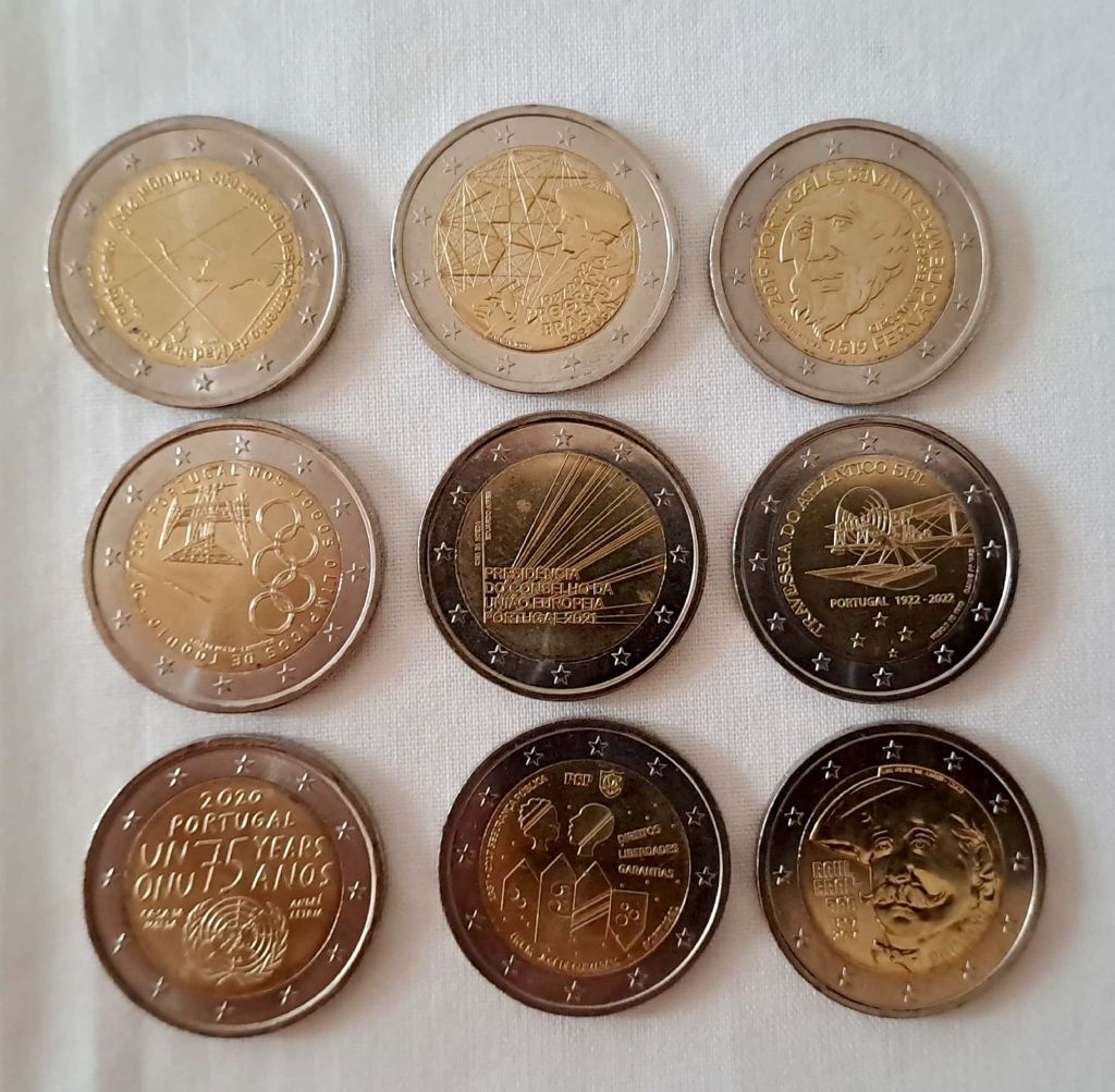 Moedas 2€ comemorativas UNC
