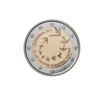 Eslovénia moedas comemorativas 2 euros ou 2,00 CC UNC de rolo