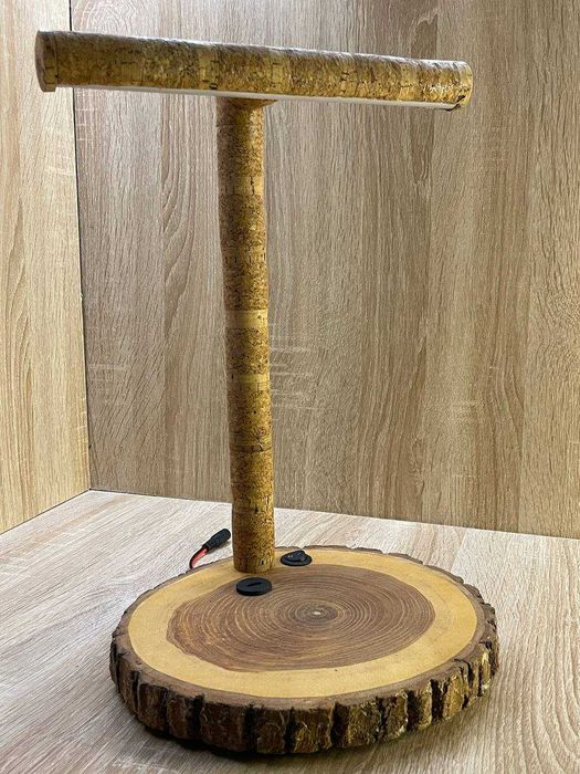 Настольная лампа ручной работы с работой от сети и источника питания