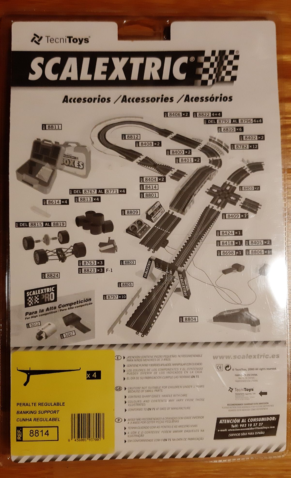 SCX - SCALEXTRIC - Cunhas reguláveis (3 posições) NOVO (POR ABRIR)