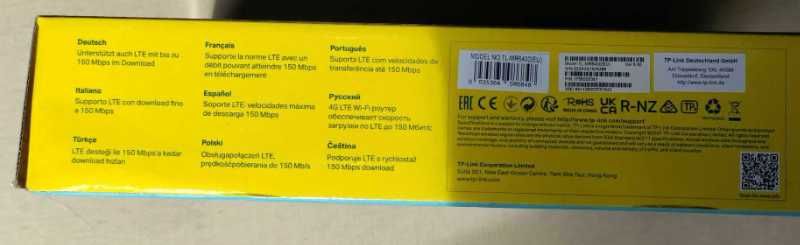 Router TP-LINK TL-MR6400, Router bezprzewodowy z modemem 4G  TL-MR6400