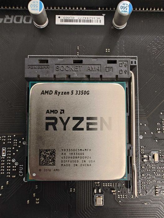 Ryzen 5 3350G + MSI B350M MORTAR + GTX1050ti