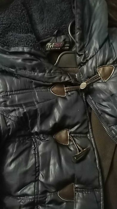 Kurtka zimowa z kapturem Zara rozm.M