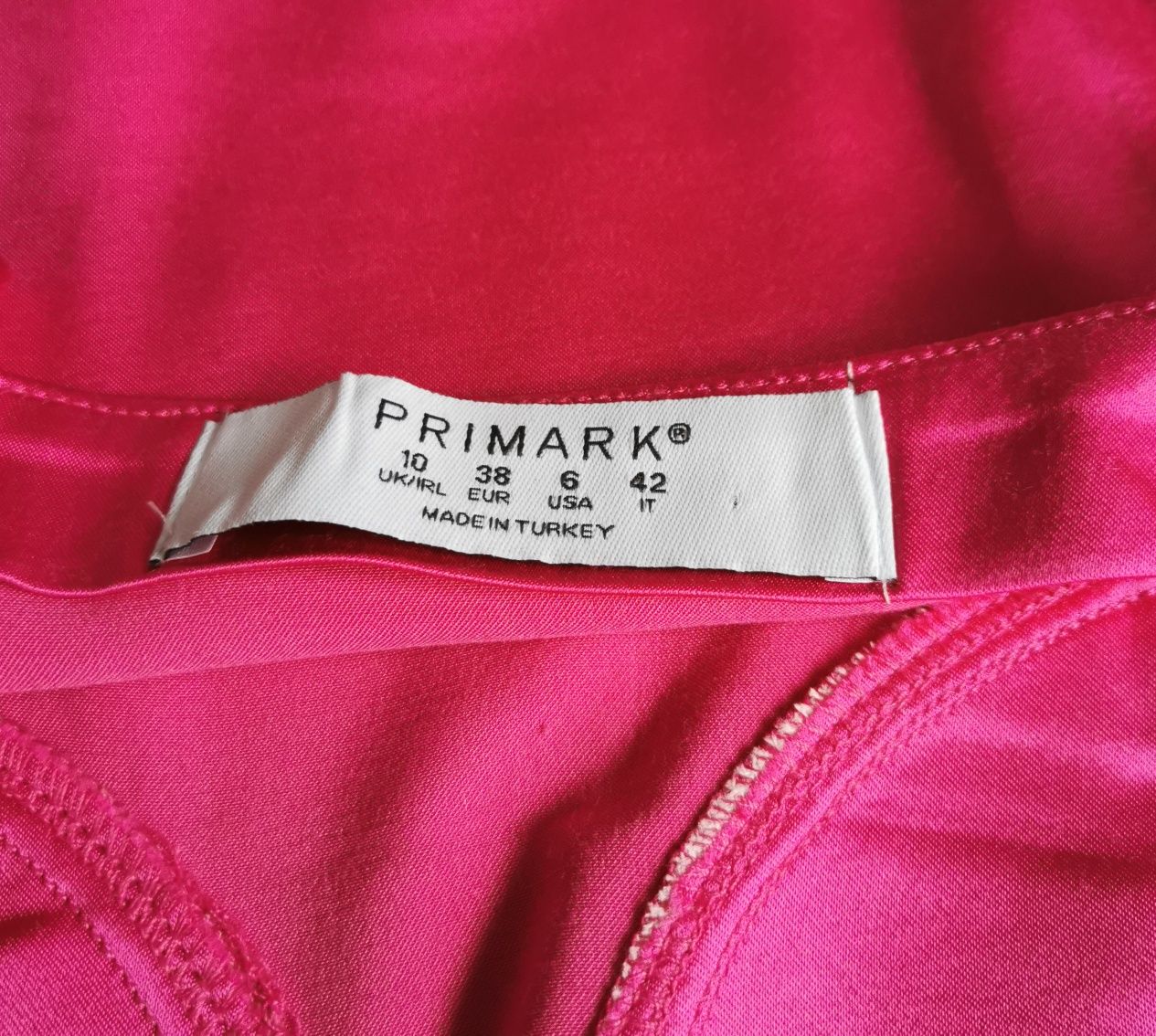 Barbie style! Różowe body na ramiączkach Primark (XS/34)