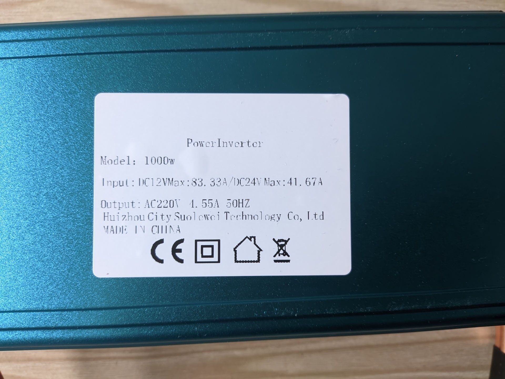 Інвертор 12/220в 1000w