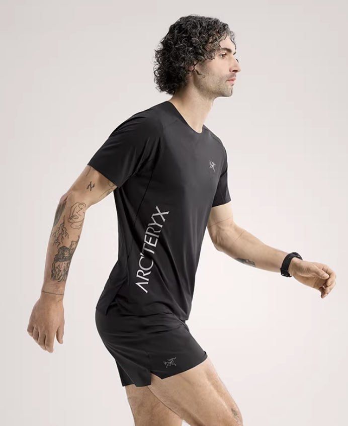 Футболка Arc'teryx Norvan Downword Logo SS оригінал оригинал